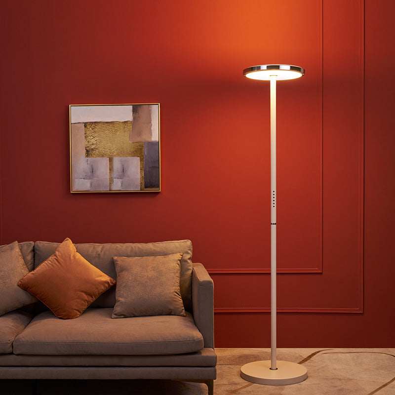 Tonda, LED Metal Floor Lamp (White Color)
