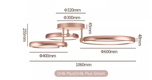 Orlik Plus Smart, LED Ceiling Light 2.0